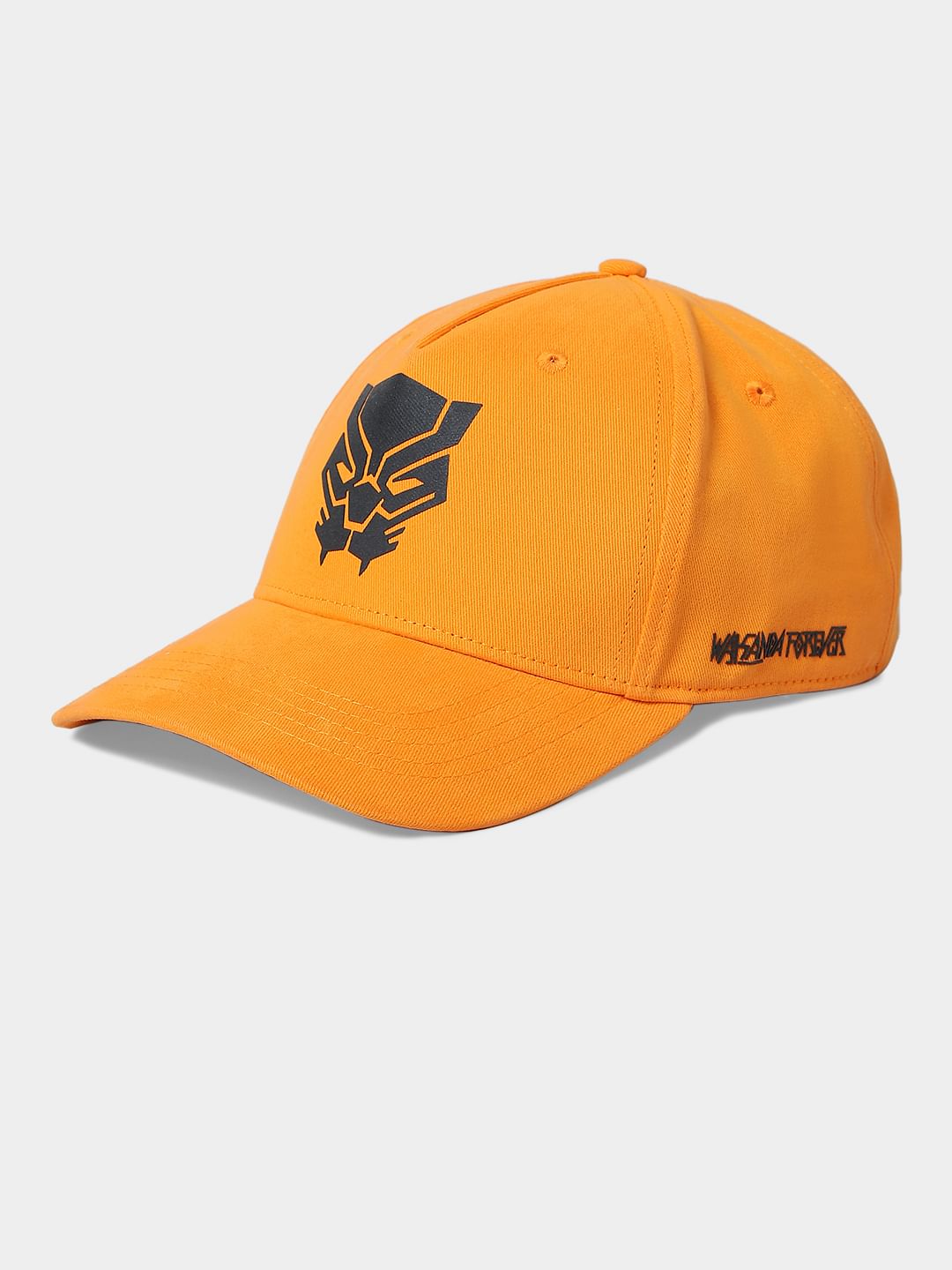 JACK&JONES X BLACK PANTHER X Black Panther Orange Motif Cap