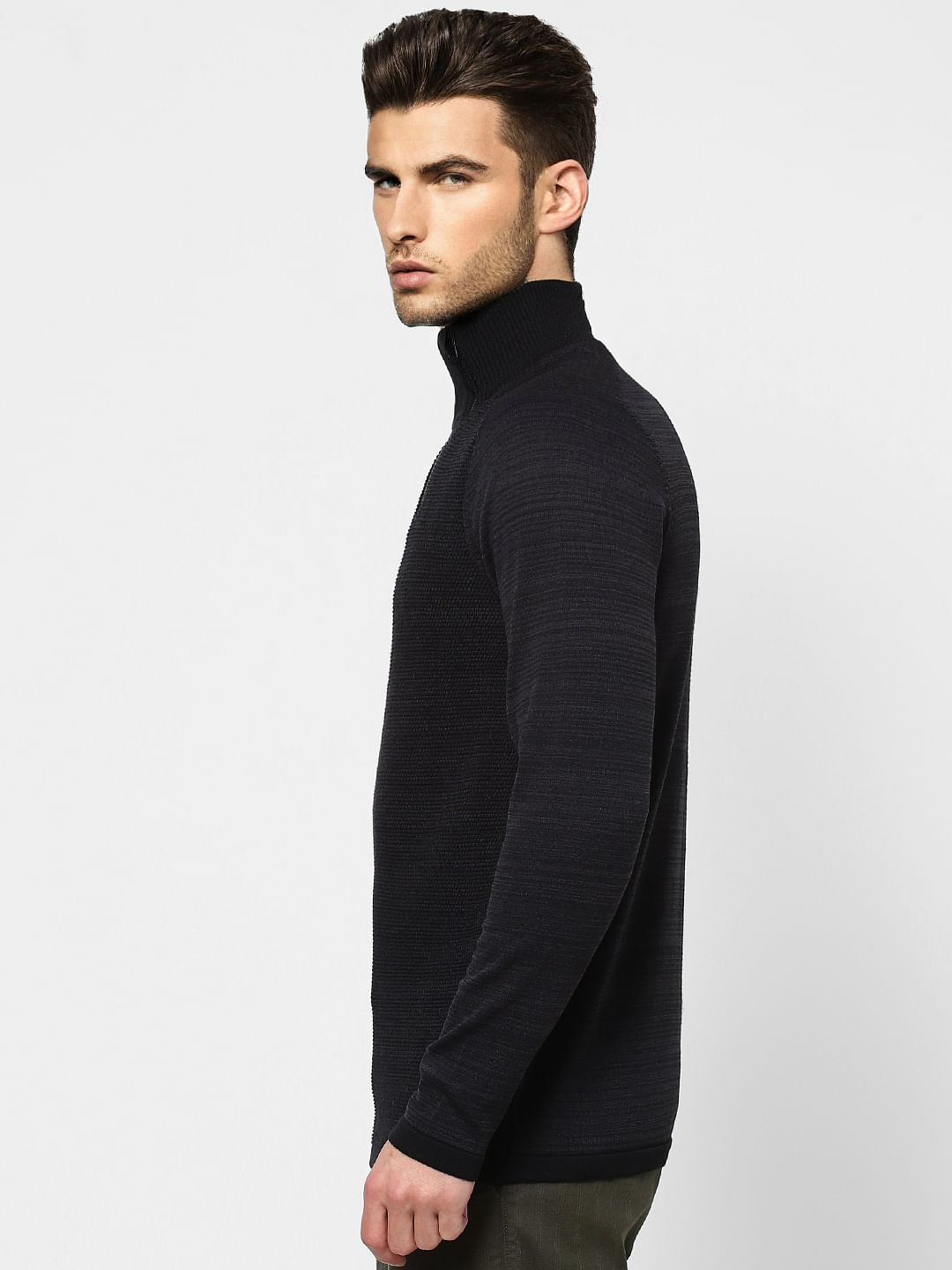 Black Turtleneck Pullover