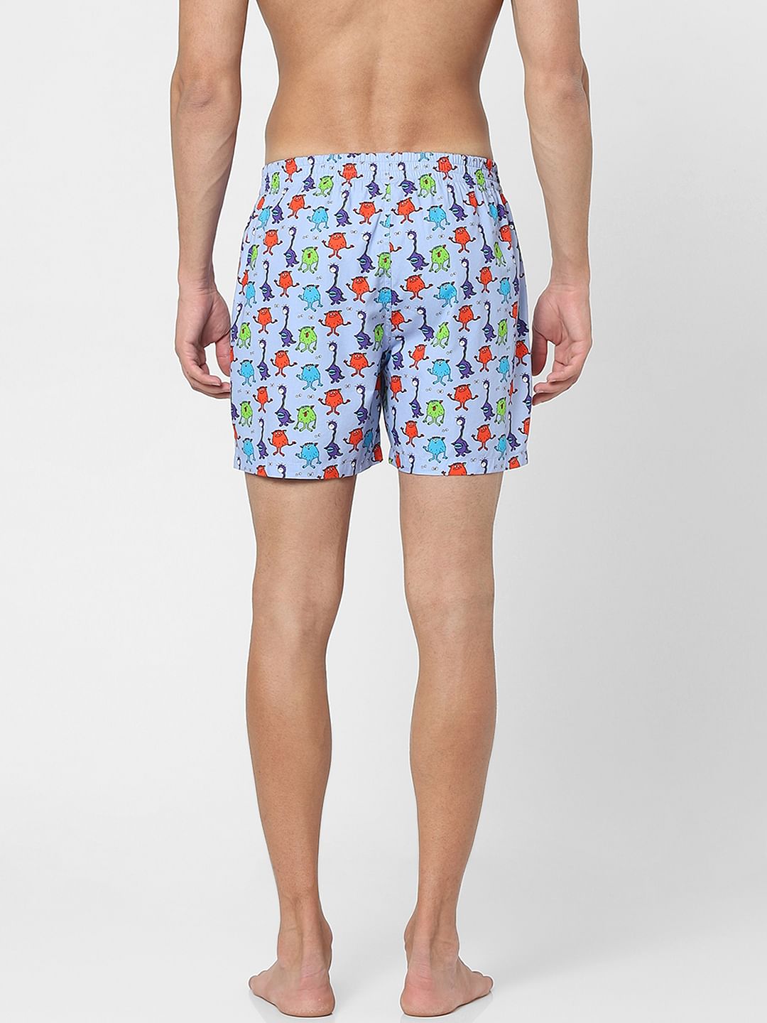 Blue Printed Boxers