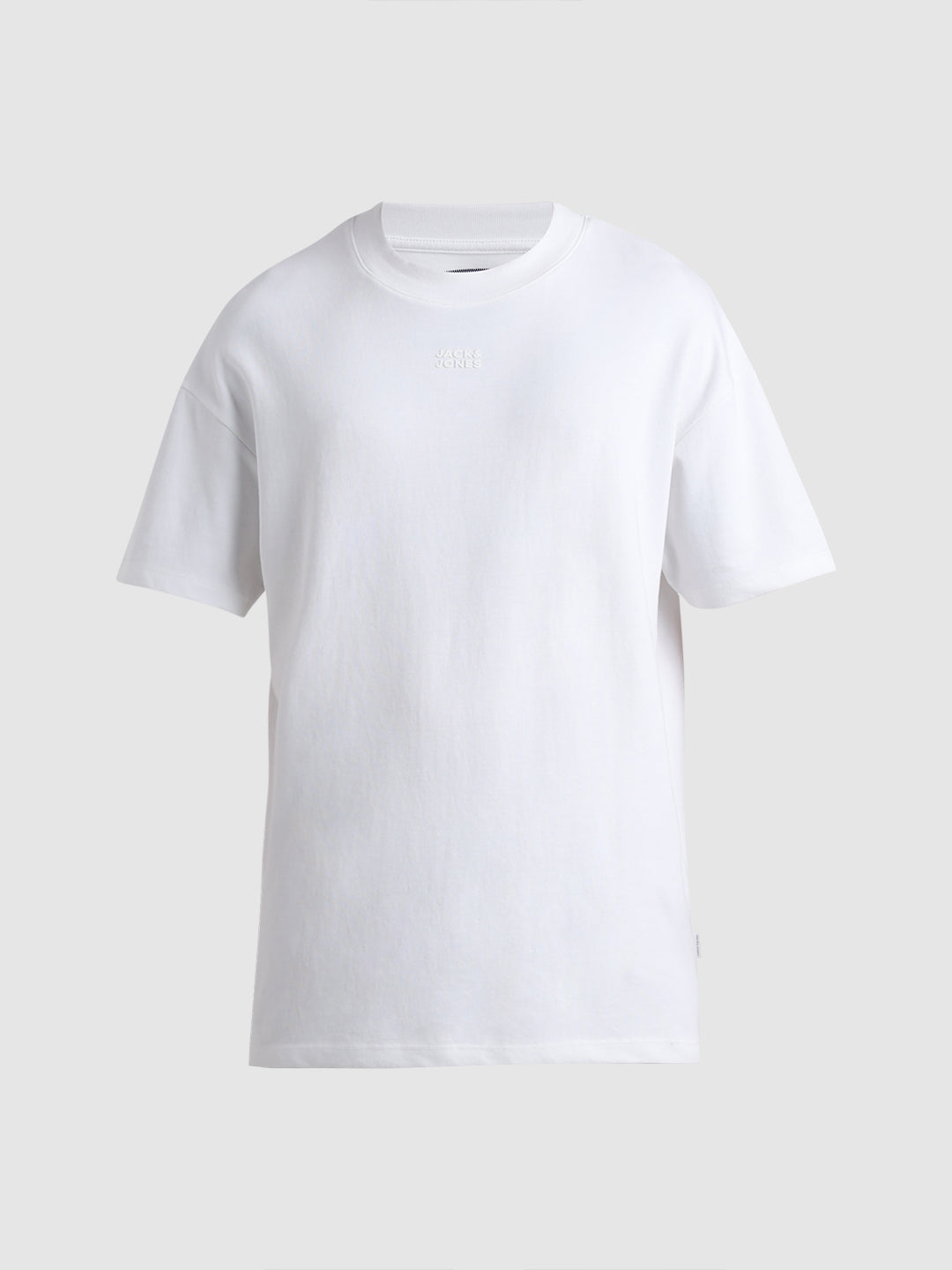 Knitted Crew Neck T-shirt - White