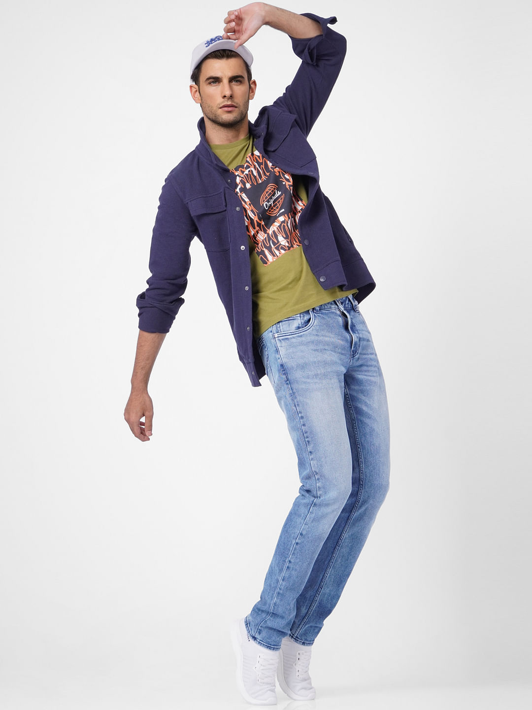 Light Blue Low Rise Ben Skinny Jeans - 28/30