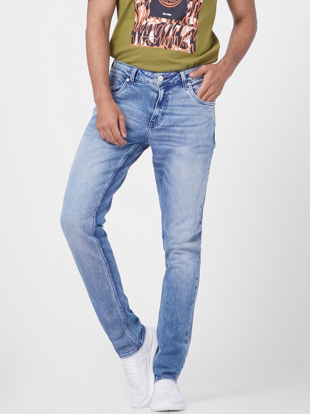Light Blue Low Rise Ben Skinny Jeans