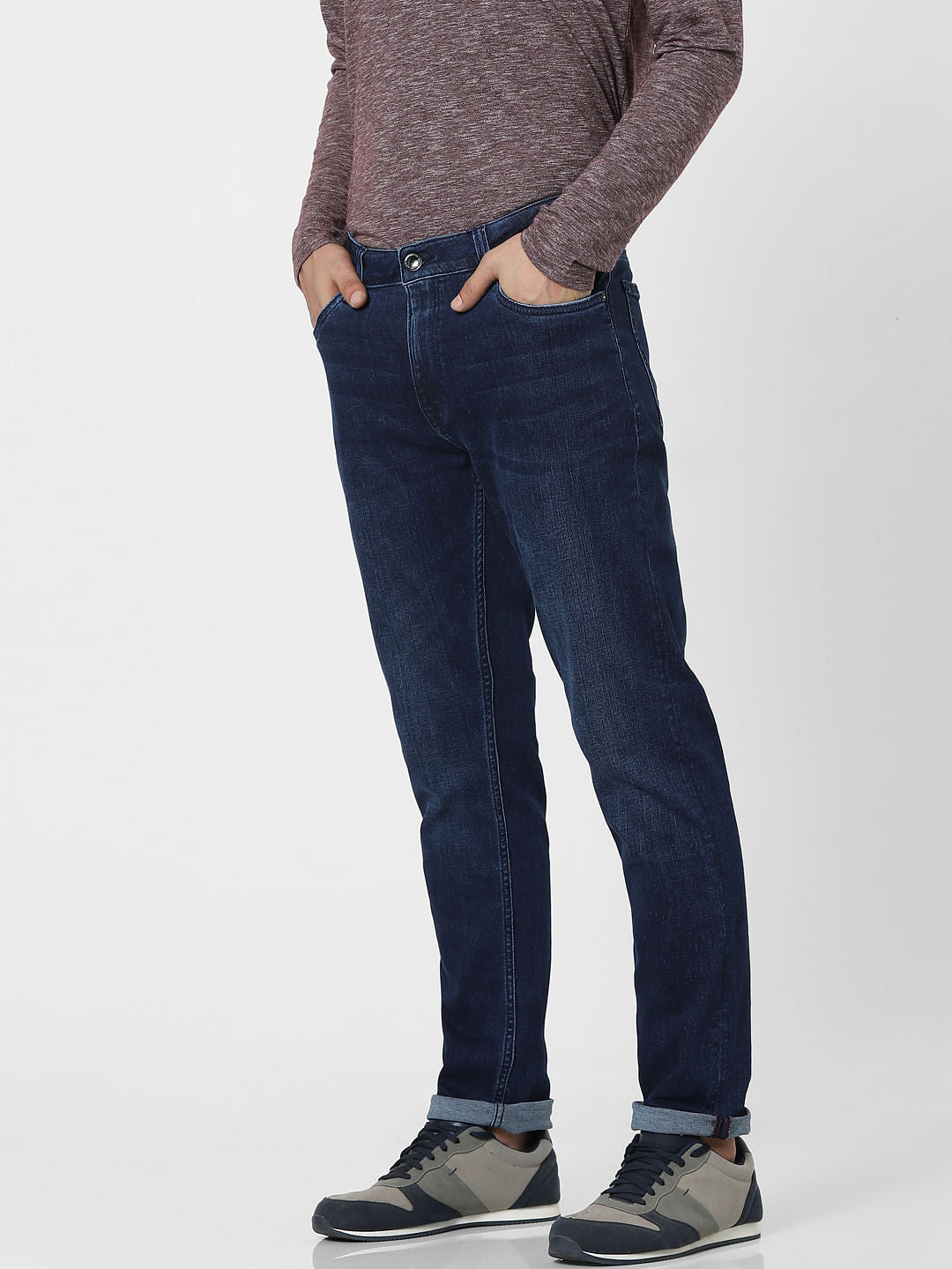Blue Low Rise Ben Skinny Jeans