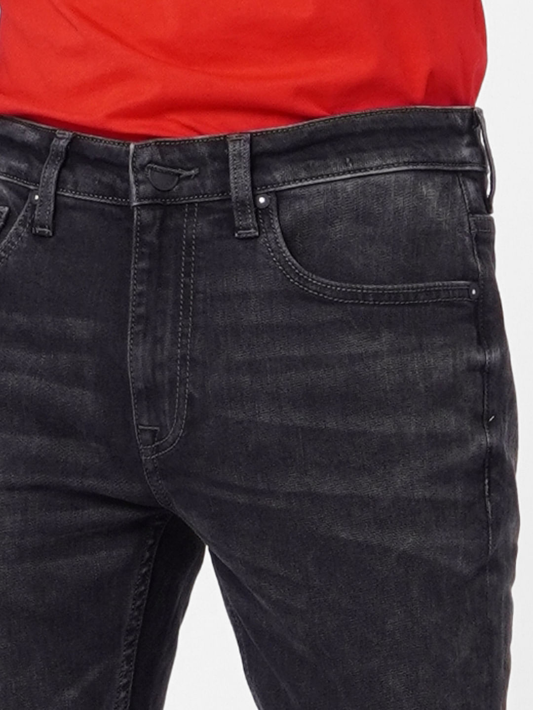 Black Low Rise Liam Skinny Jeans