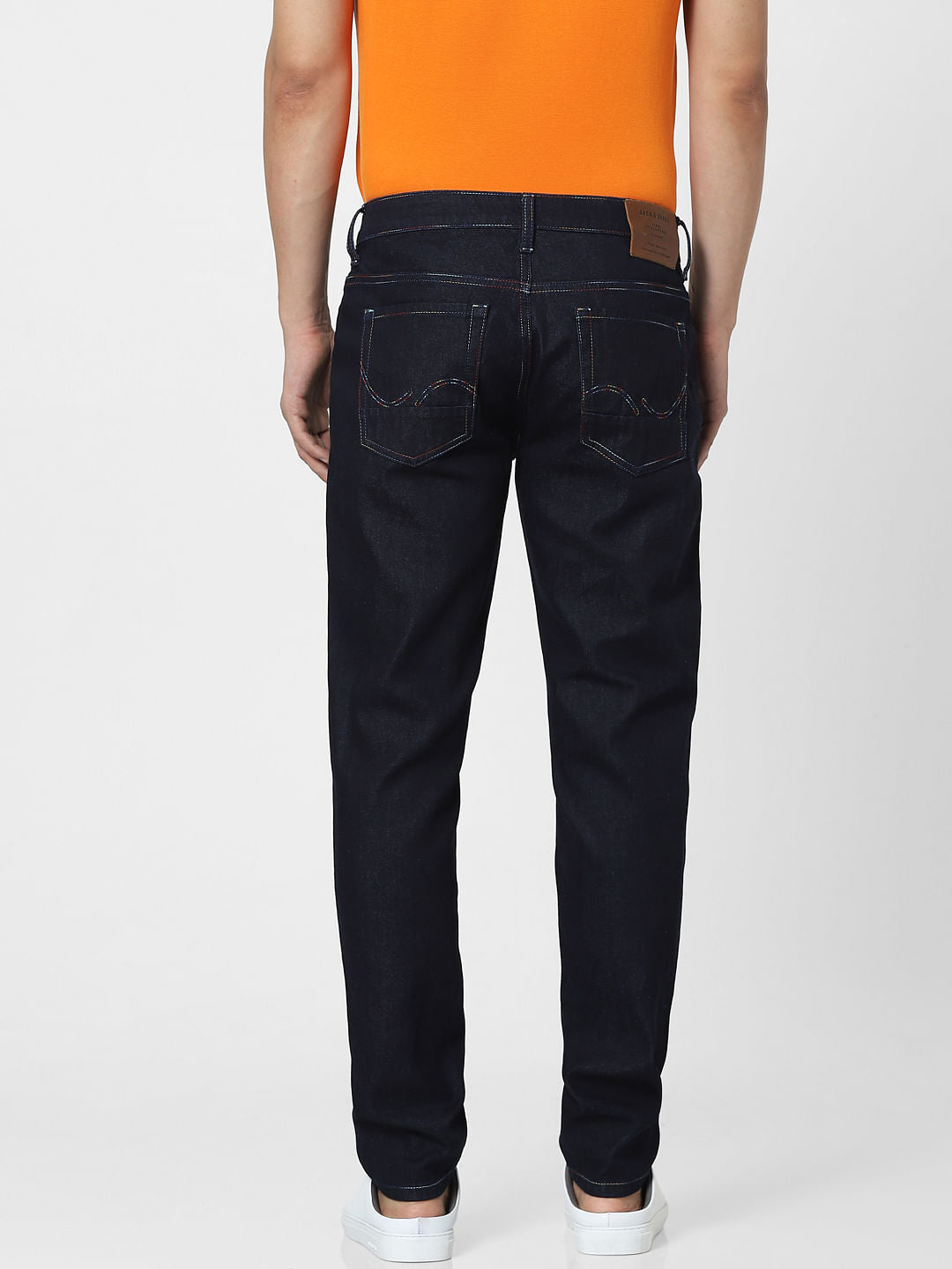 Blue Low Rise Glenn Slim Fit Jeans