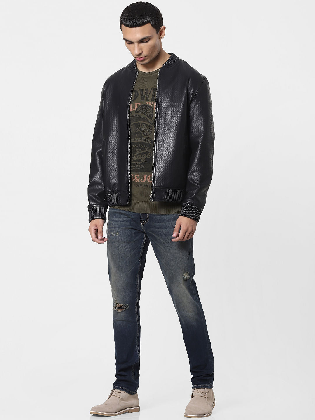 Blue Low Rise Glenn Slim Jeans - 28/30