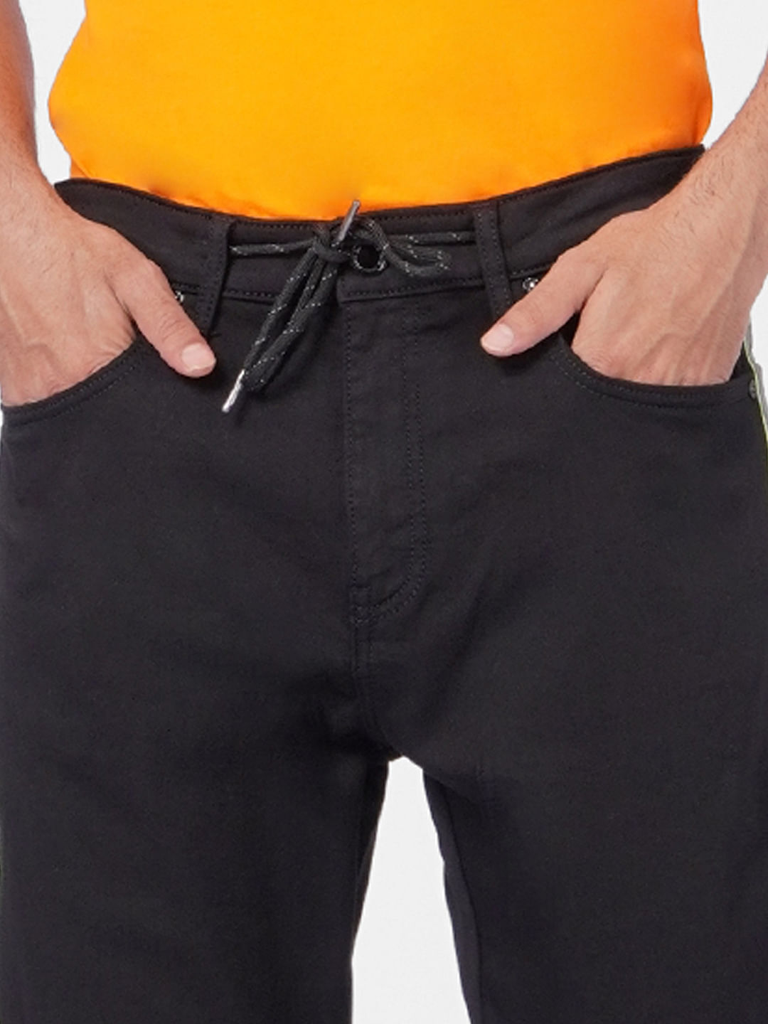 Black Low Rise Paul Anti Fit Jeans