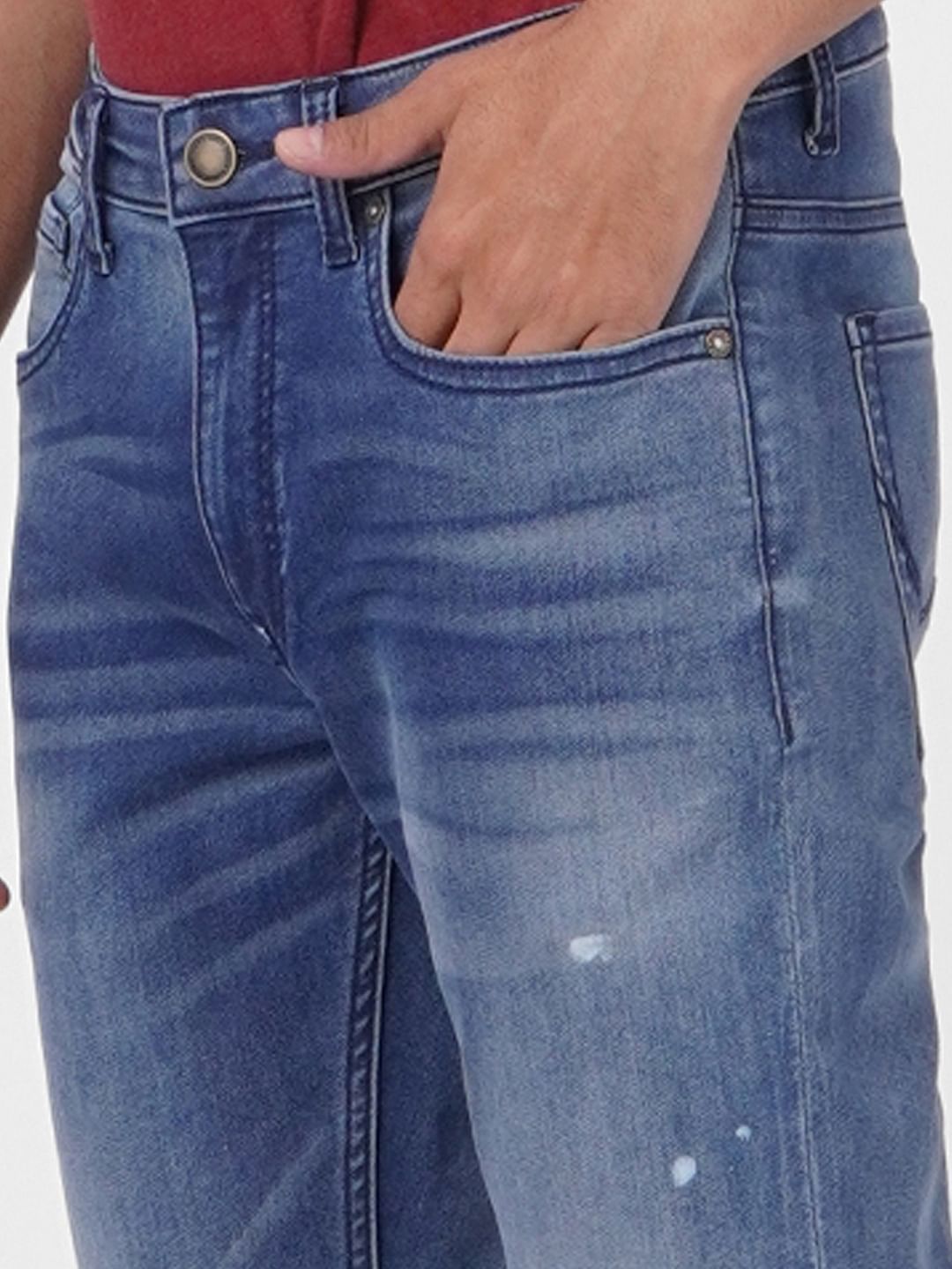 Blue Low Rise Ben Skinny Jeans