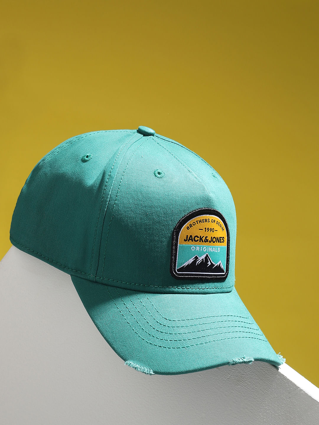 Green Patch Branding Baseball Cap - ONE