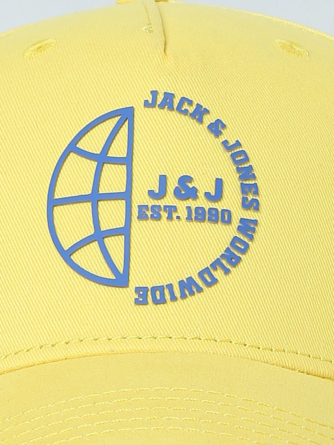 Yellow Branding Detail Baseball Cap