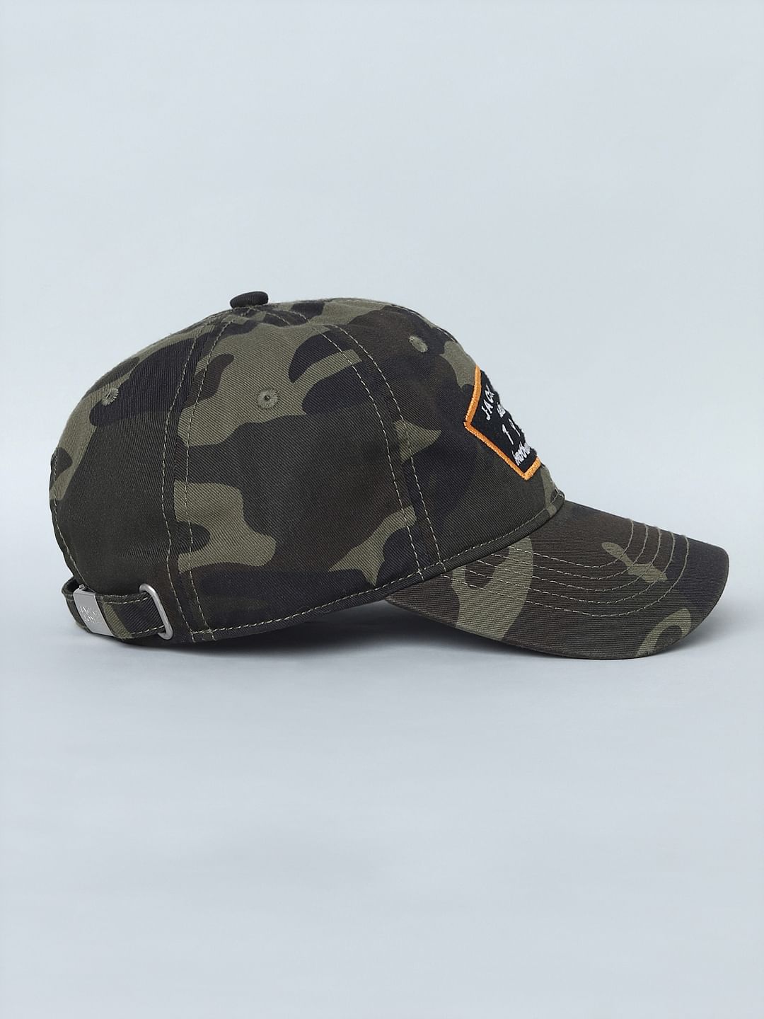 Brown Camo Print Baseball Cap