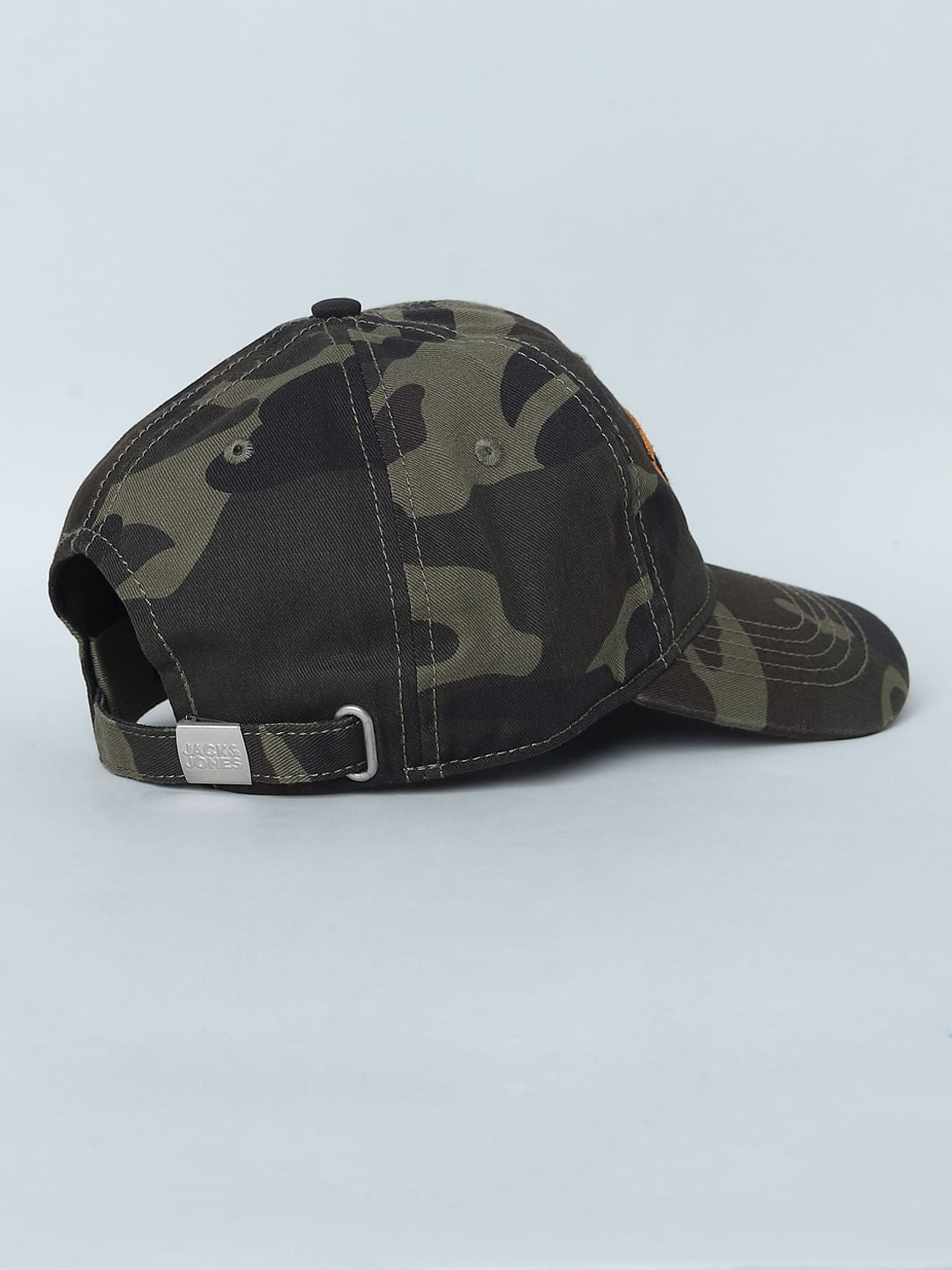 Brown Camo Print Baseball Cap