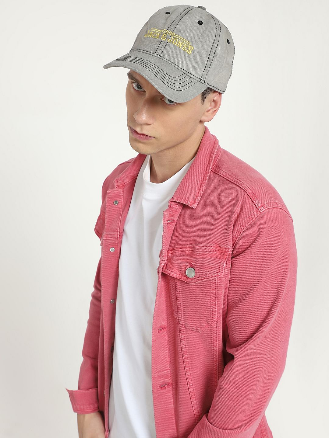 Grey Denim Cap - ONE