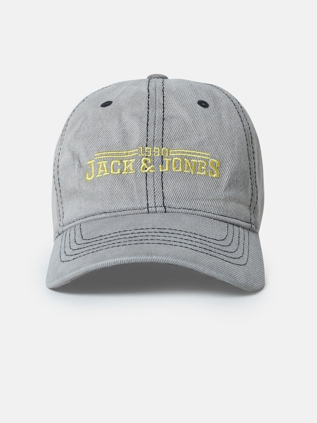 Grey Denim Cap
