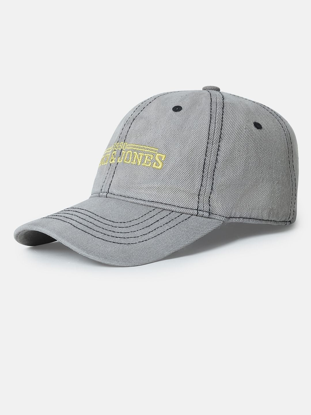 Grey Denim Cap