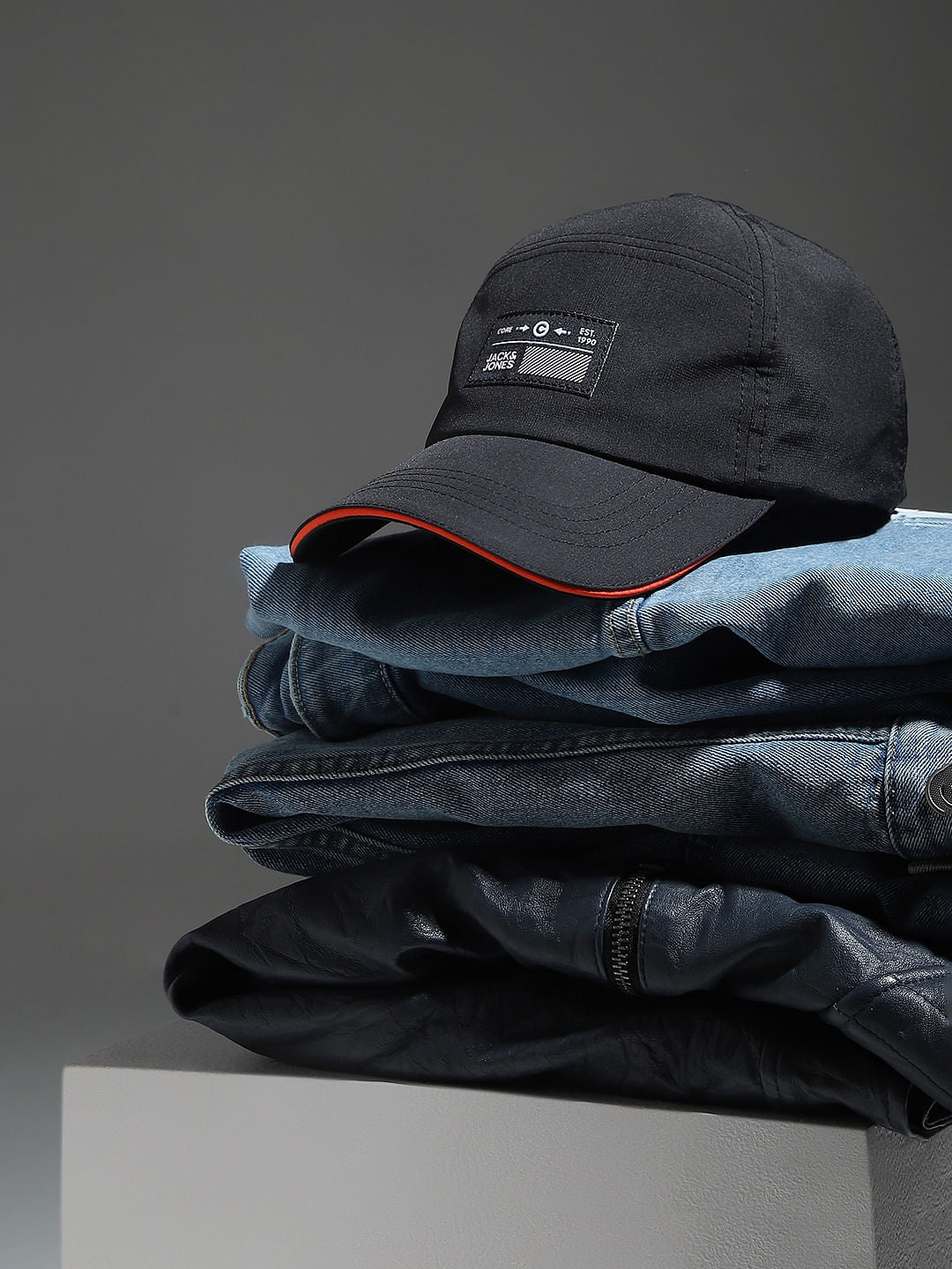 Black Core Patch Branding Cap - ONE