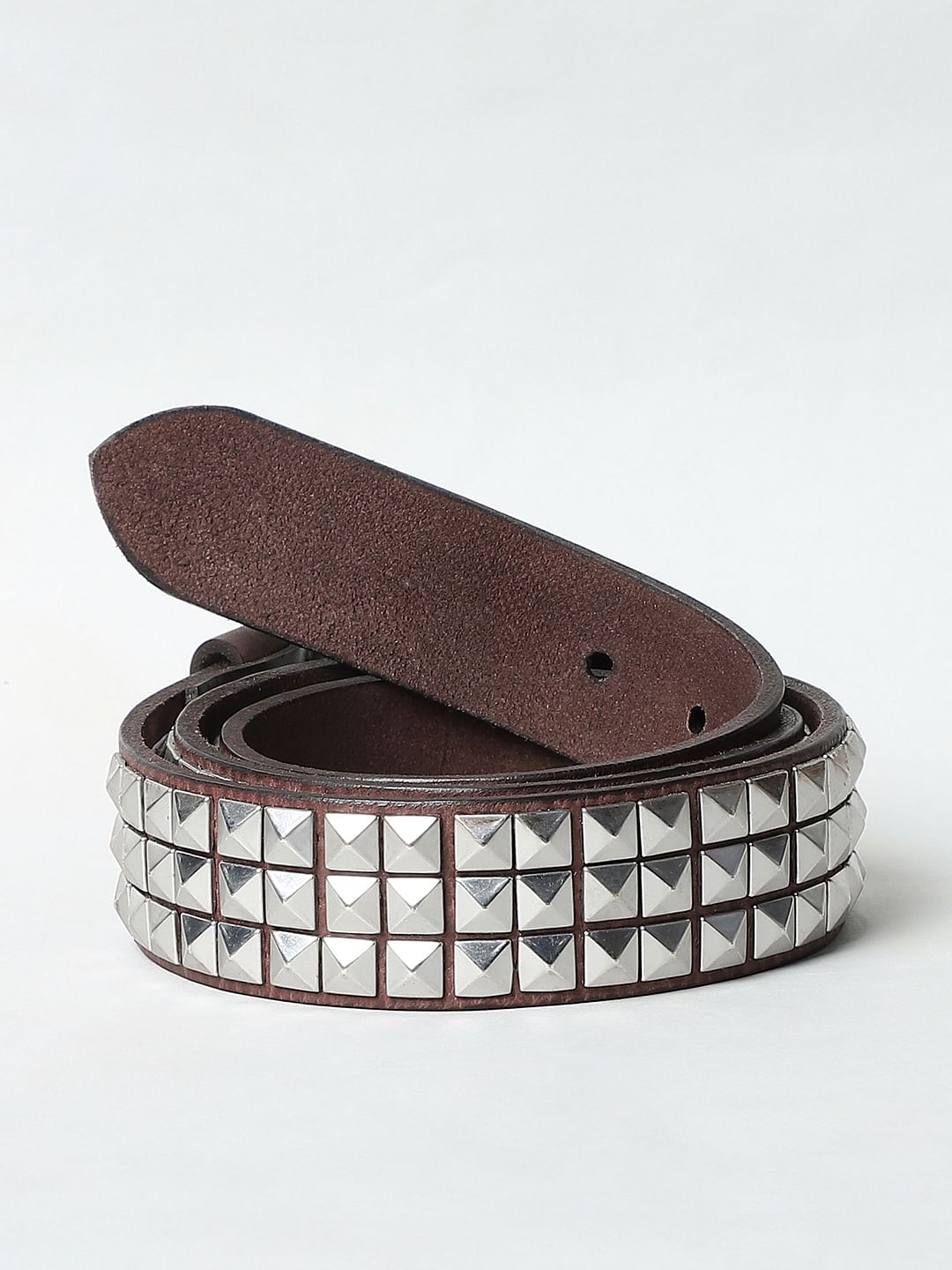 Brown Textured Belt