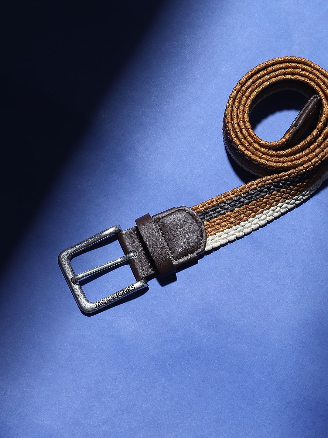 Brown Braided Belt - 32