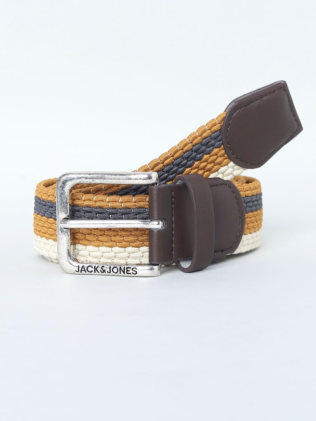 Brown Braided Belt