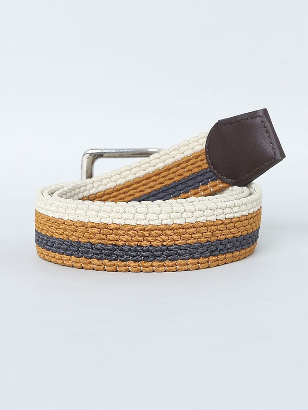 Brown Braided Belt