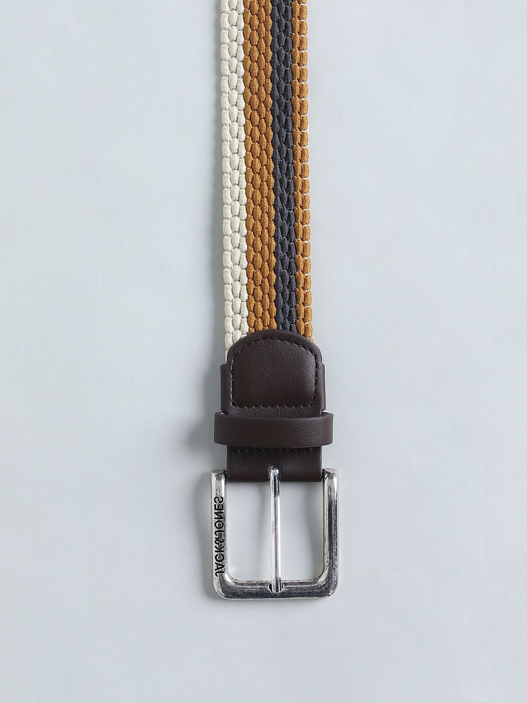 Brown Braided Belt