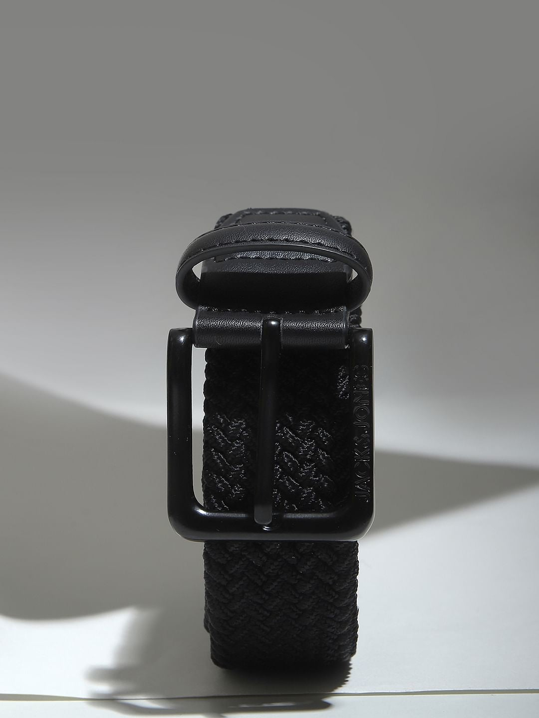 Black Woven Braided Belt - 32
