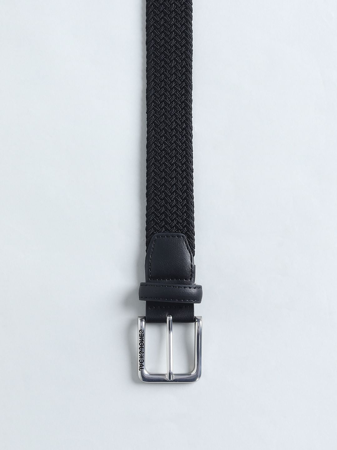 Black Woven Braided Belt