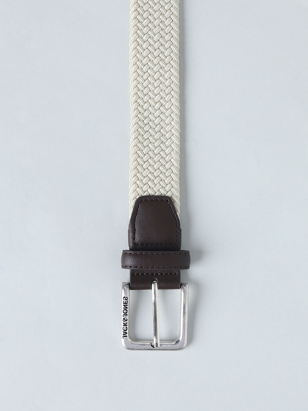 White Braided Belt