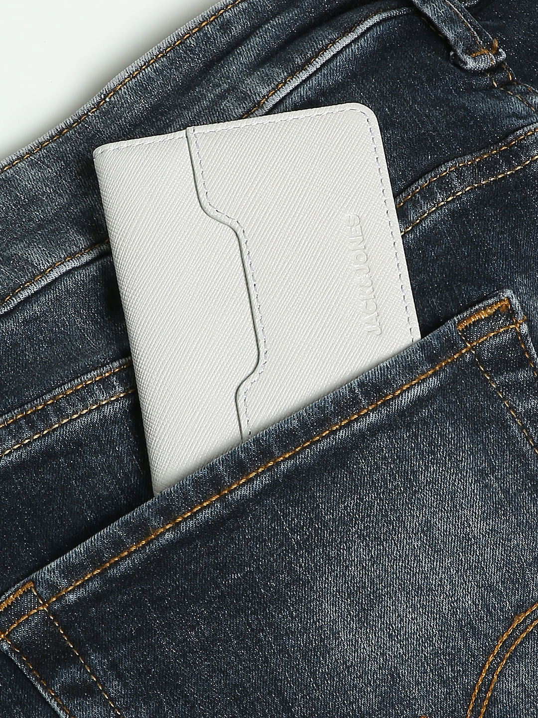 Grey Premium Leather Card Holder - ONE