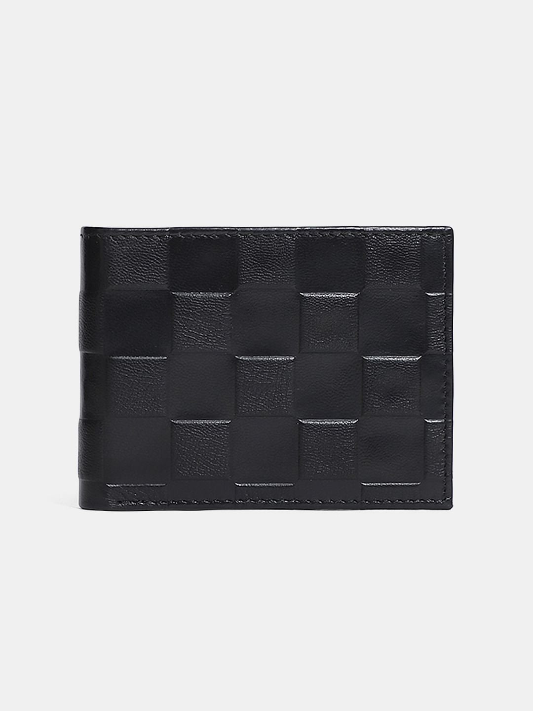 Black Leather Wallet - ONE
