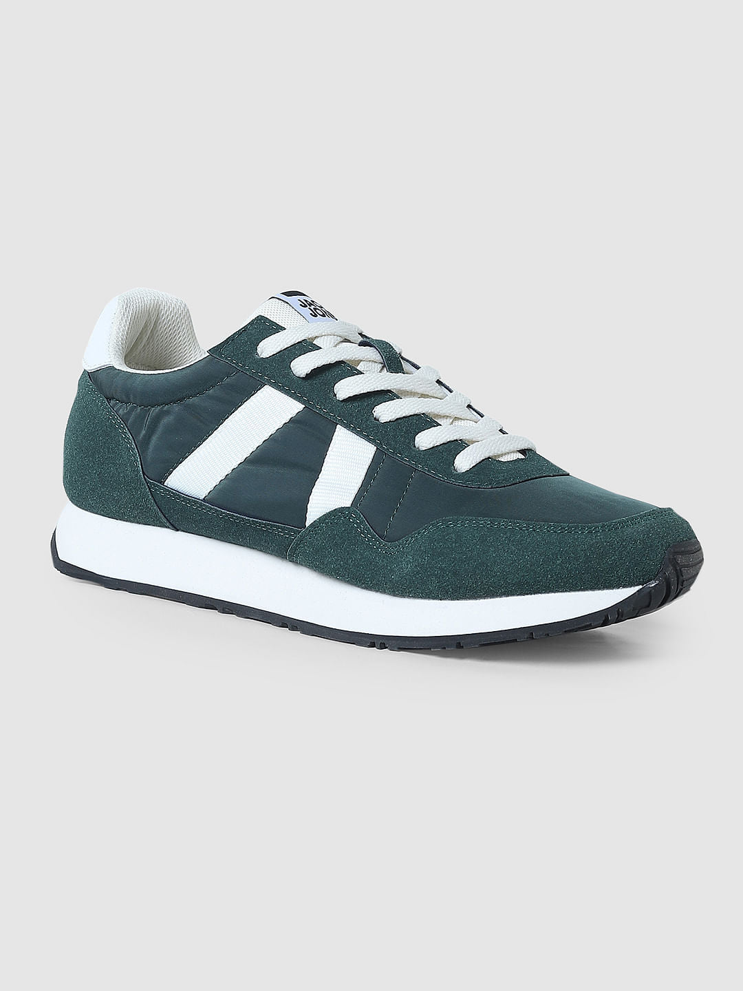 Dark Green Mesh Sneakers