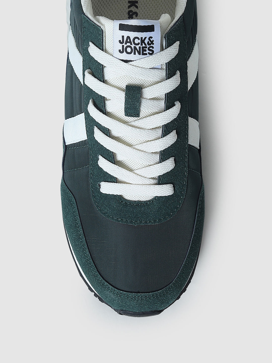 Dark Green Mesh Sneakers