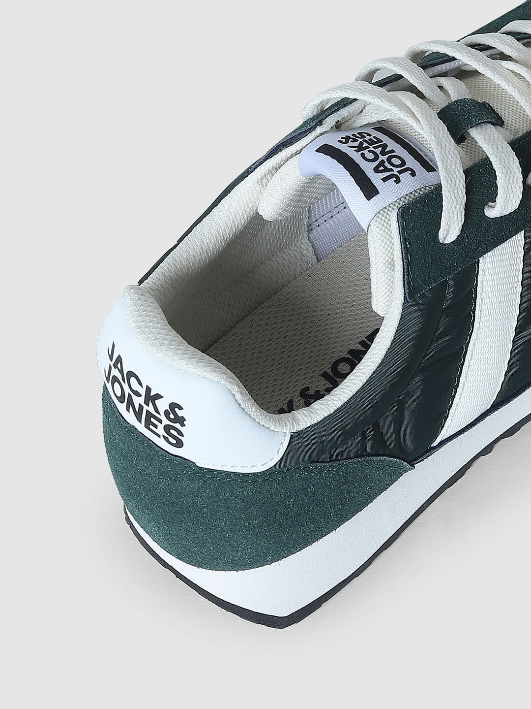 Dark Green Mesh Sneakers