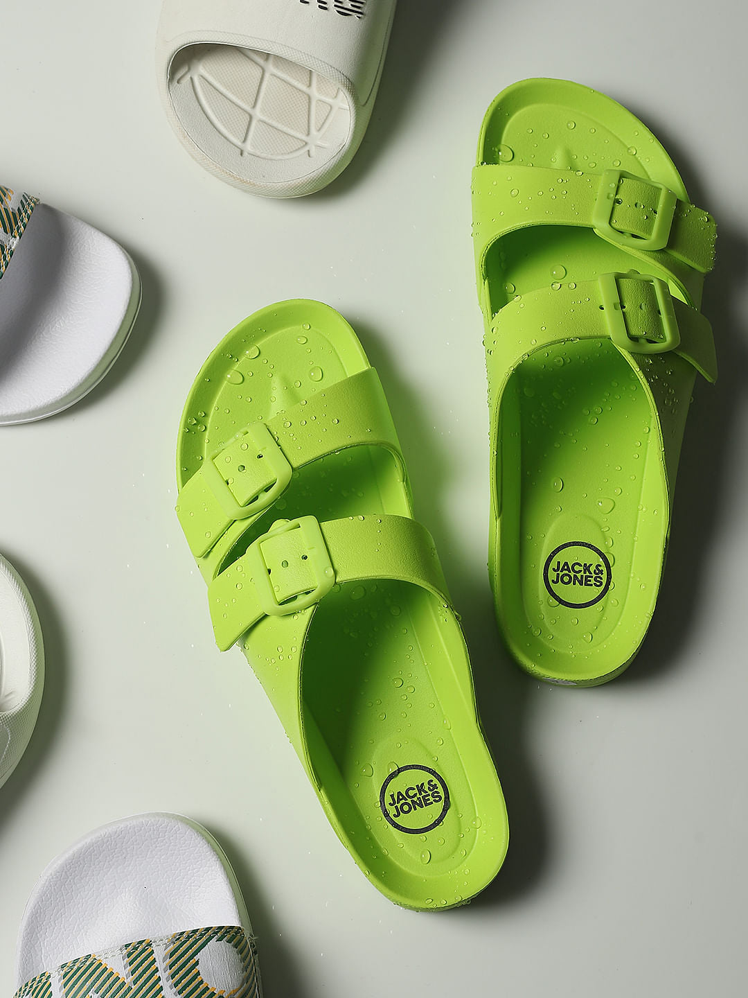 Neon Green Sandals