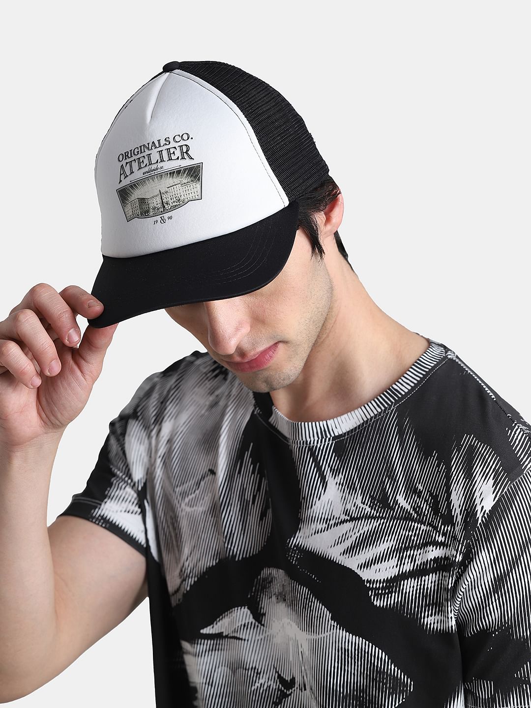 Navy Mesh Trucker Cap