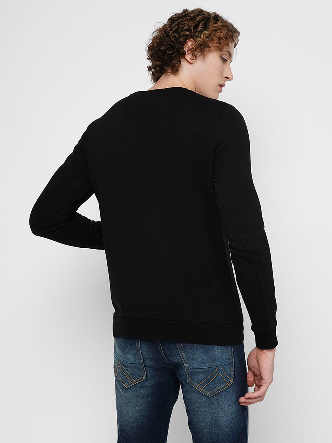 PRODUKT by JACK&JONES Black Logo Print Sweatshirt