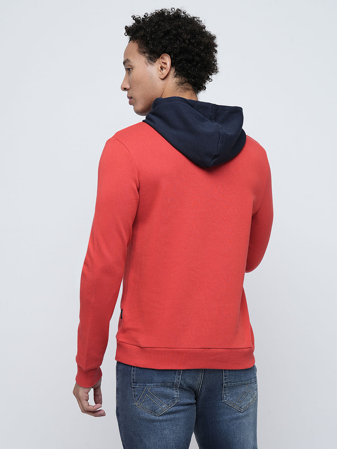 PRODUKT by JACK&JONES Red Contrast Hood Sweatshirt