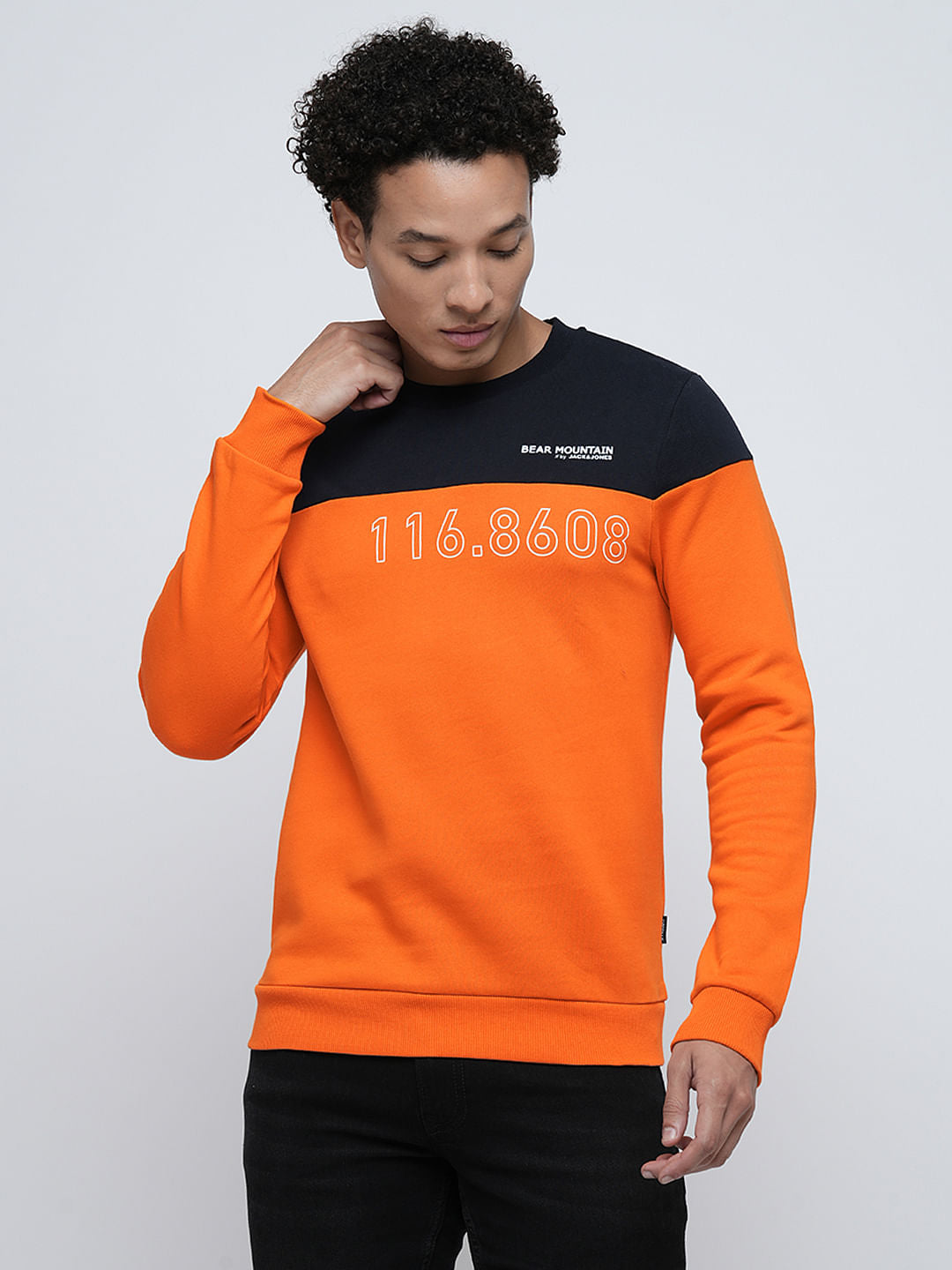 PRODUKT by JACK&JONES Red Colourblocked Sweatshirt