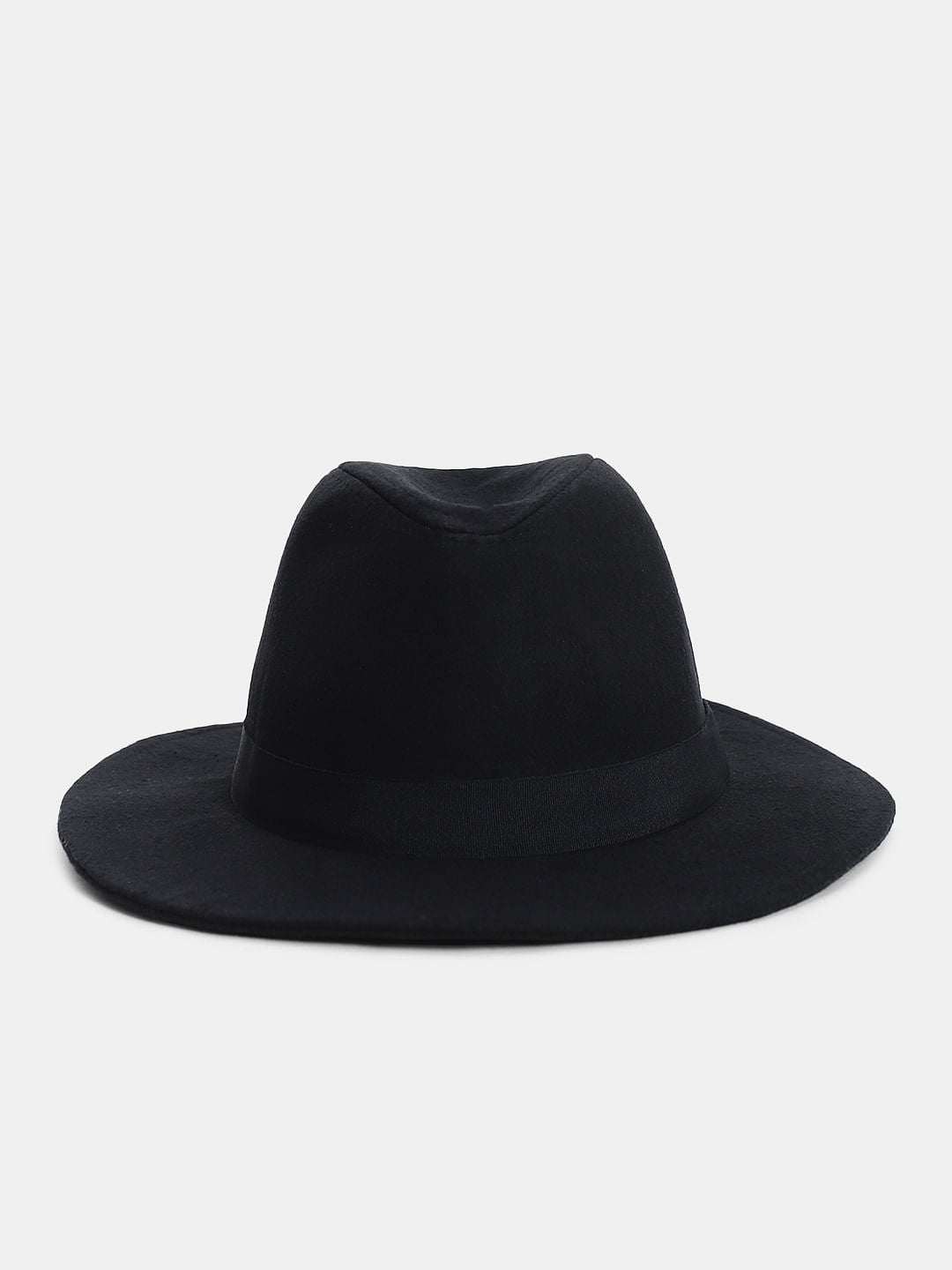 Black Fedora Hat - ONE