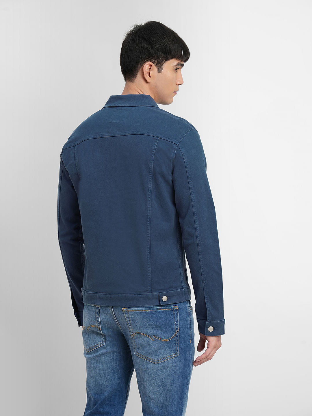 Dark Blue Trucker Denim Jacket