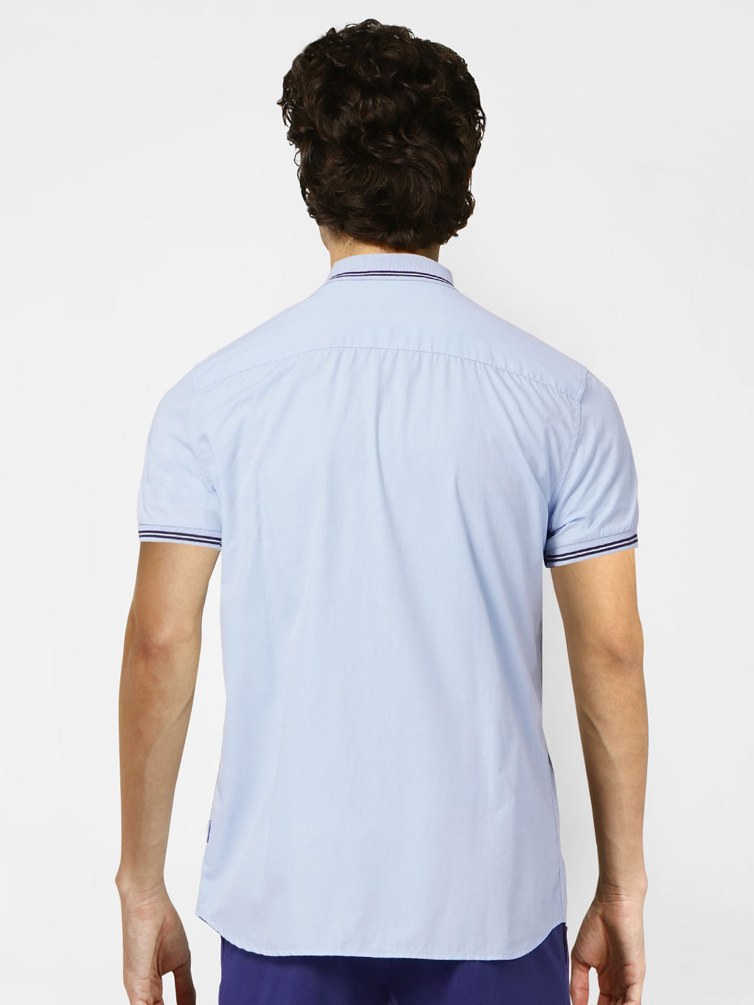 Light Blue Half Sleeves Shirt