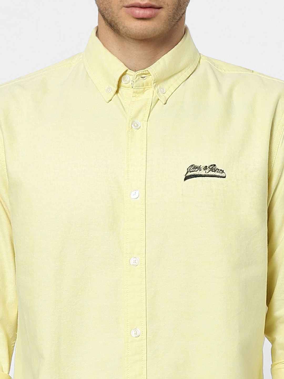 Yellow Full Sleeves Shirt