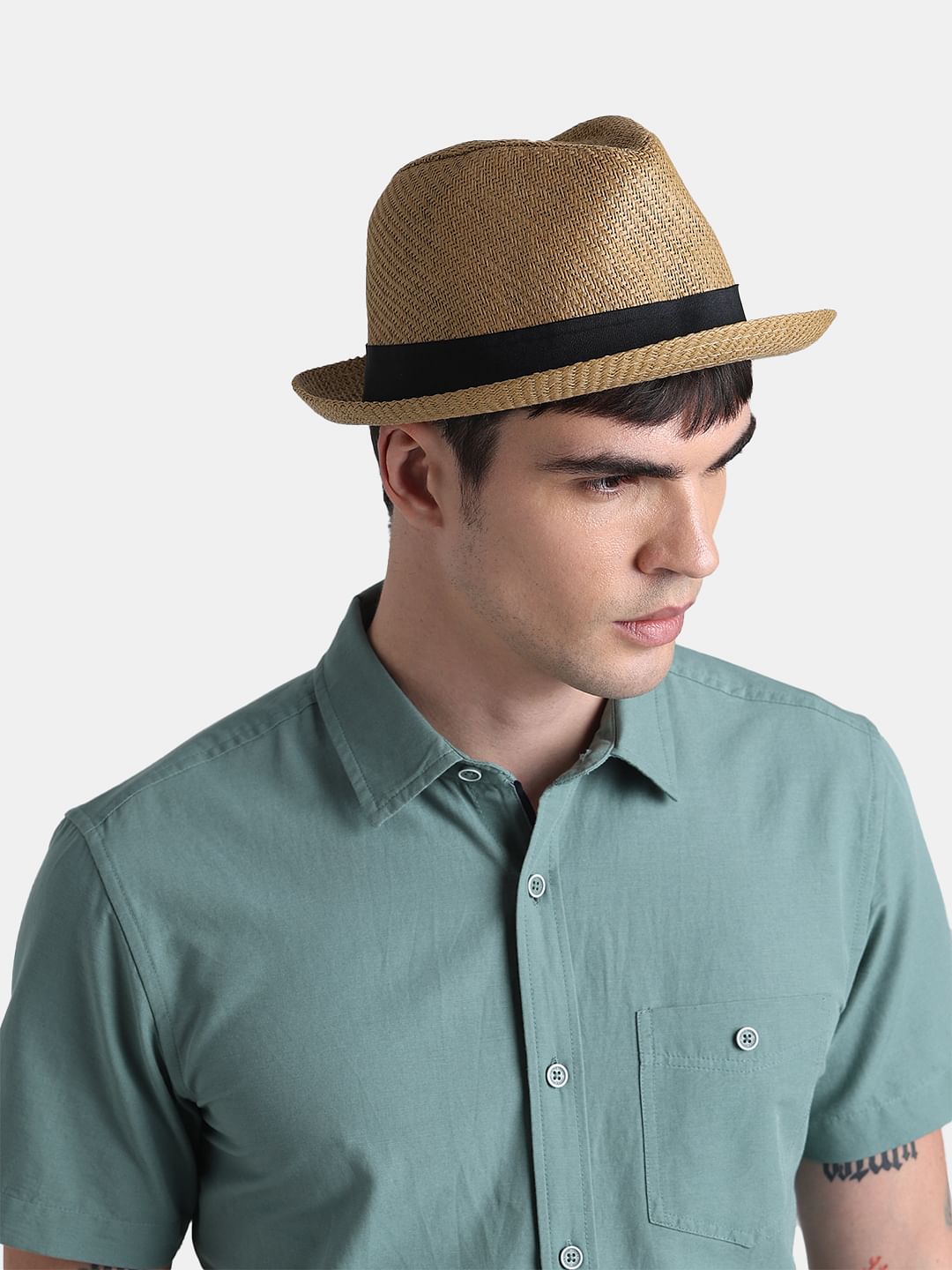 Brown Paper straw Hat