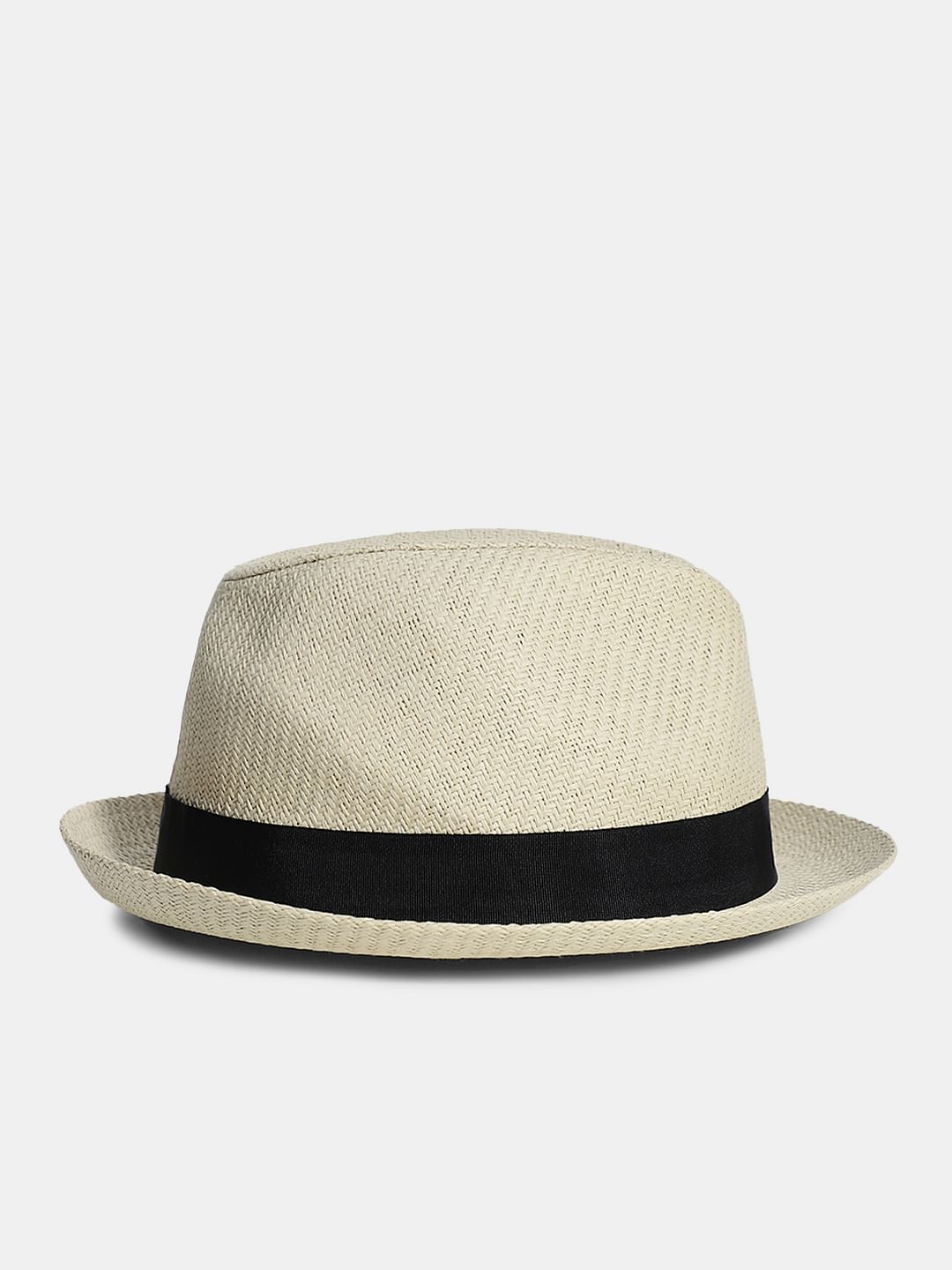 Cream Paper straw Hat