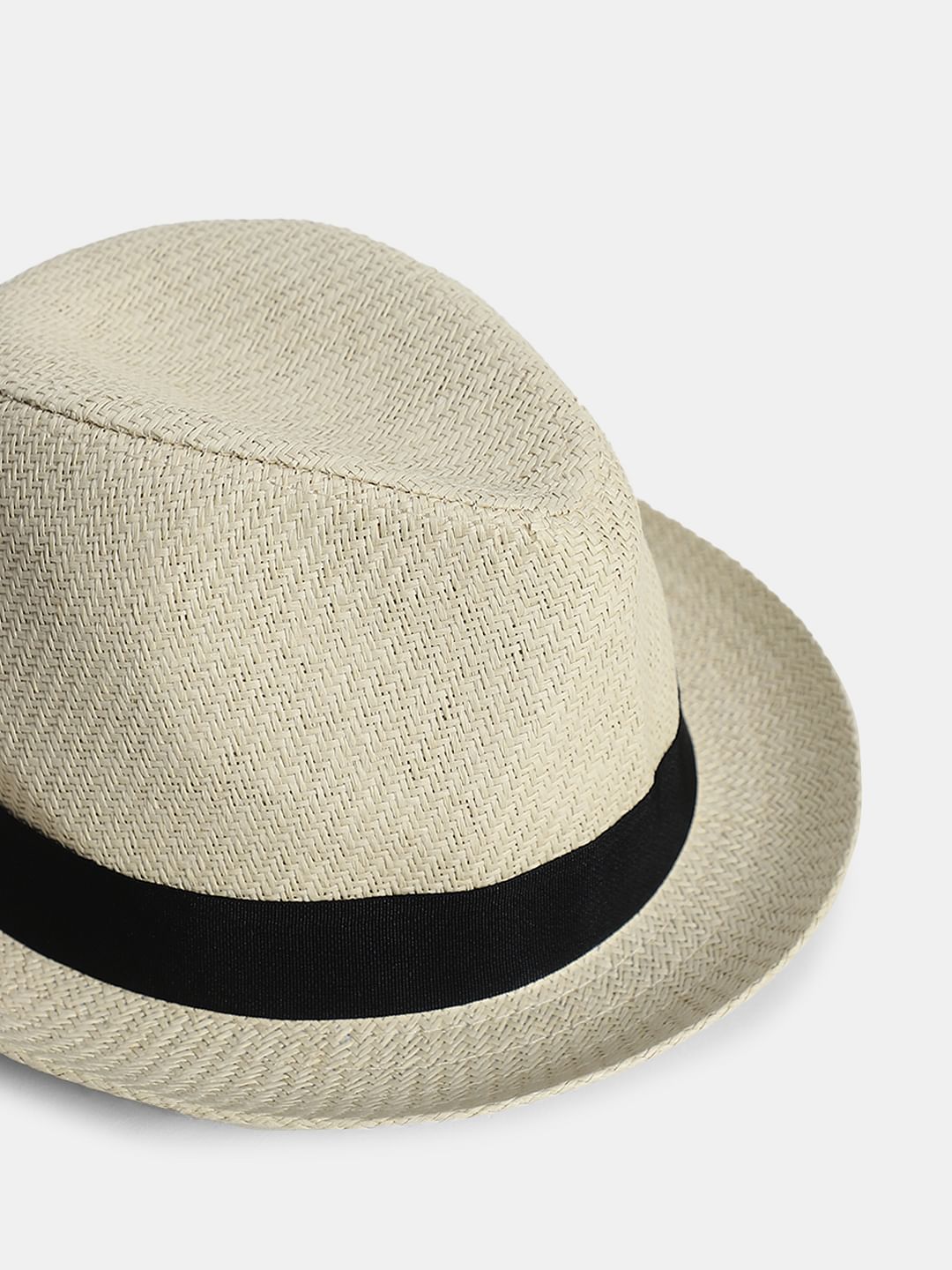 Cream Paper straw Hat
