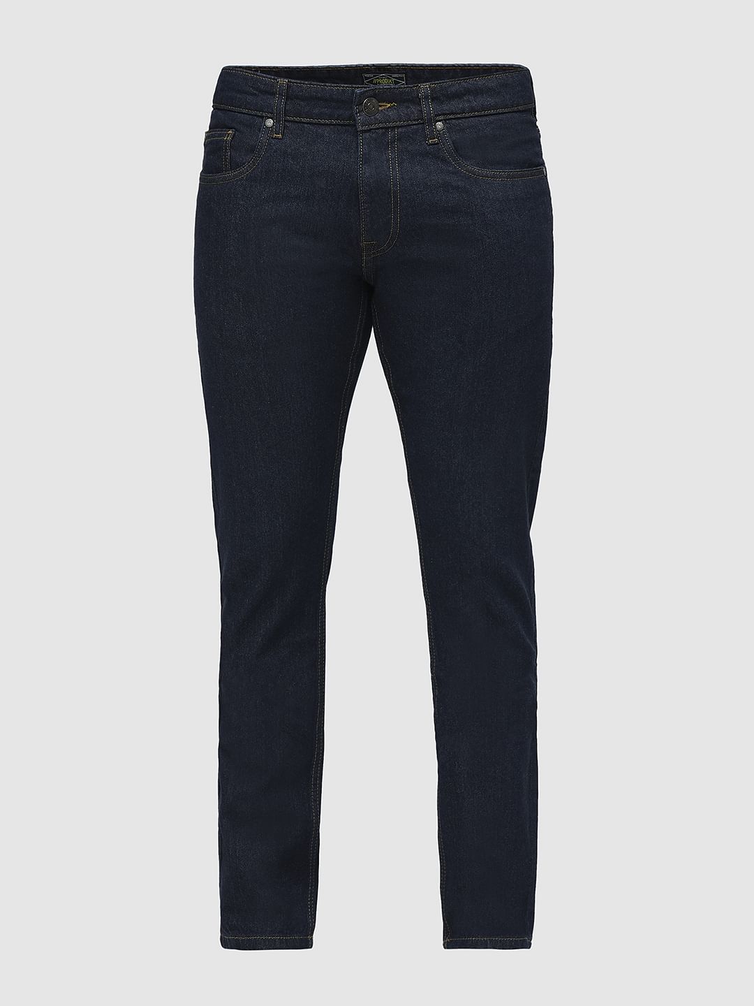 PRODUKT by JACK&JONES Dark Blue Mid Rise Slim Fit Jeans