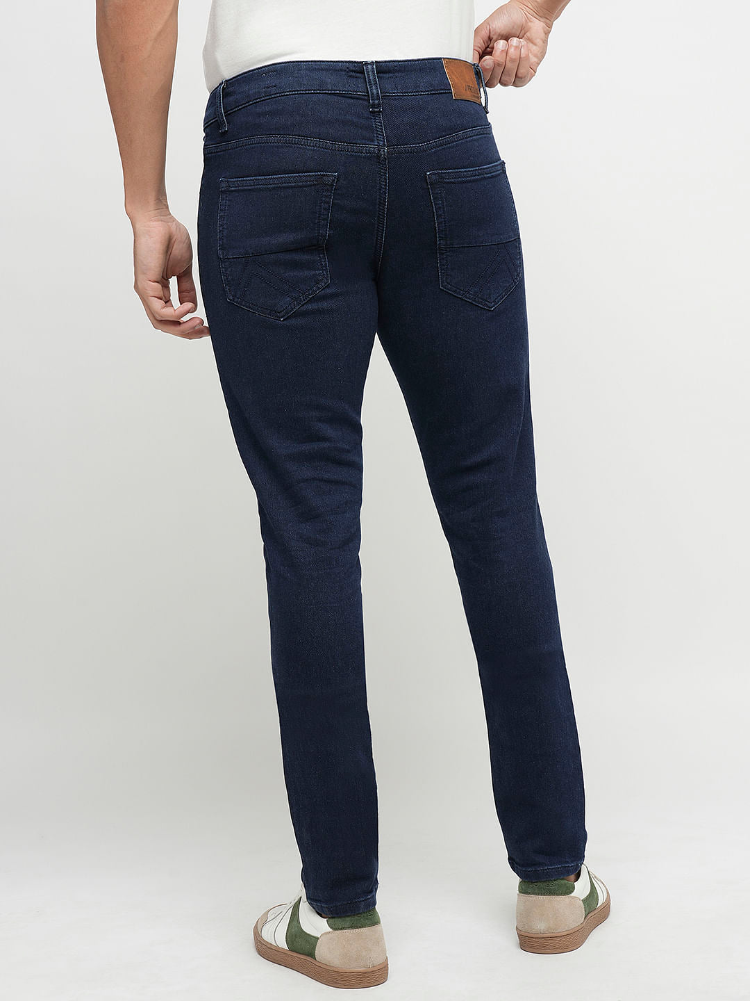 PRODUKT by JACK&JONES Blue Mid Rise Slim Fit Jeans