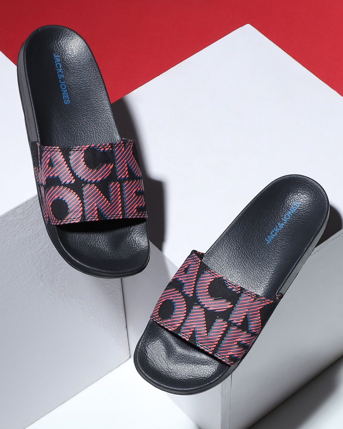 Black Typographic Print Sliders - 6