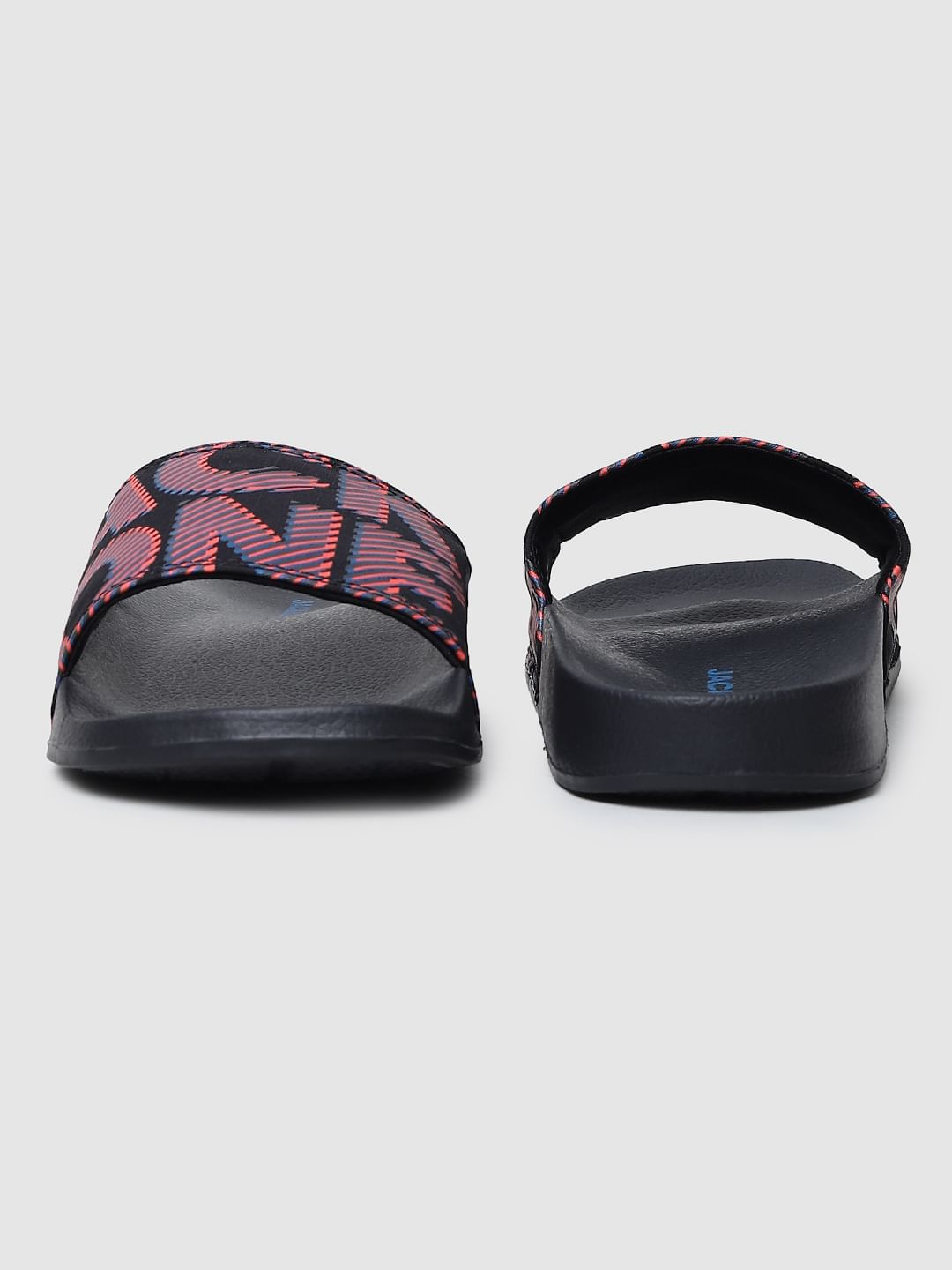 Black Typographic Print Sliders
