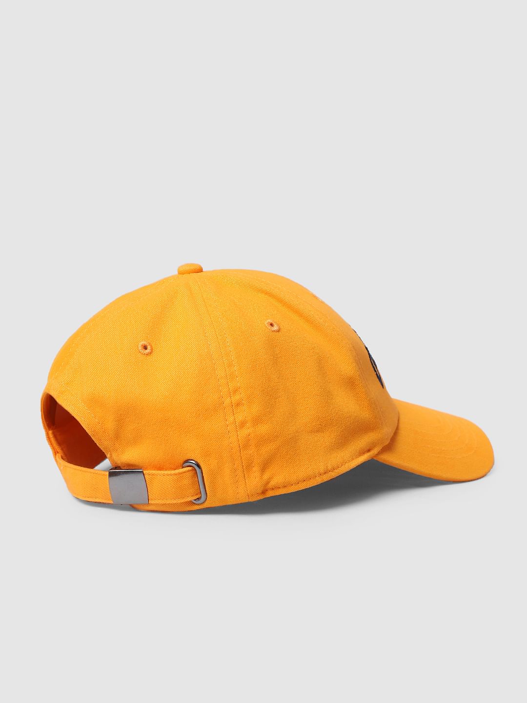 Orange Logo Print Cap